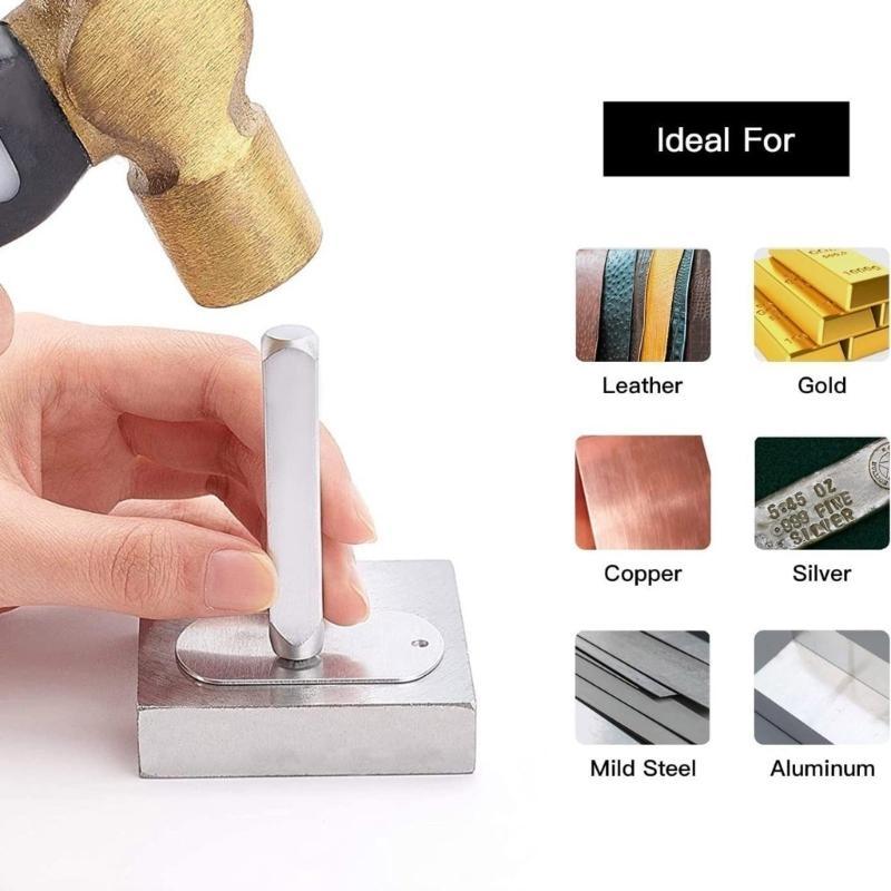Leatherwork Jewelry - A52E Fashionable 2 Pieces Sturdy Steel