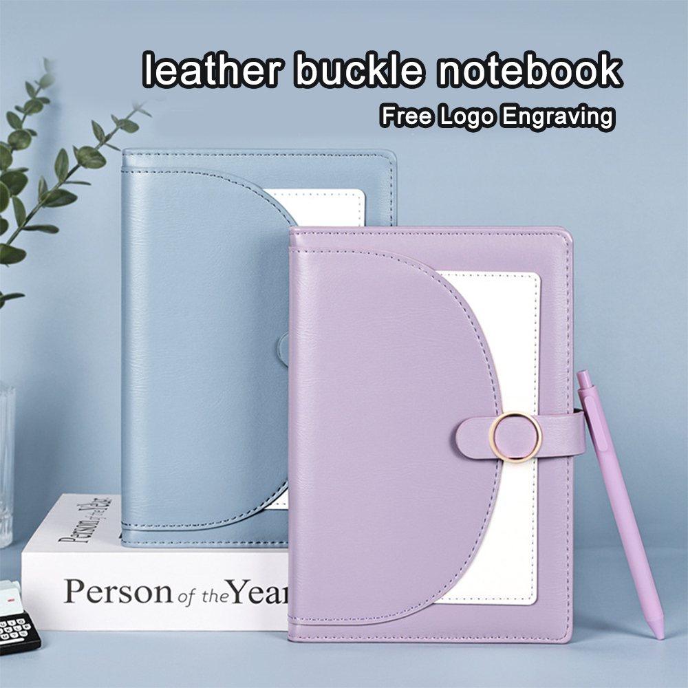 Leatherwork Logo - (Free Logo Engraving) Leather Notebook With