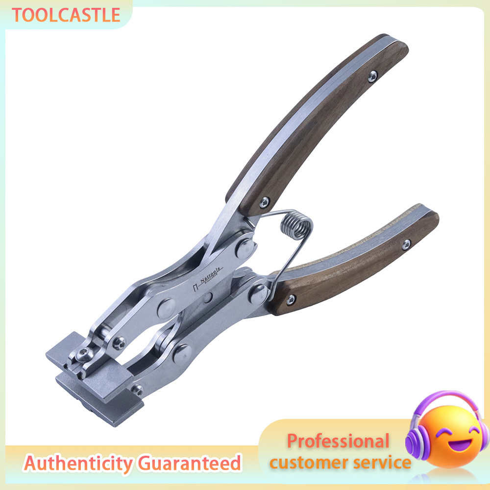 Leatherwork Jewelry - Flat Nose Parallel Pliers, Handmade Leather