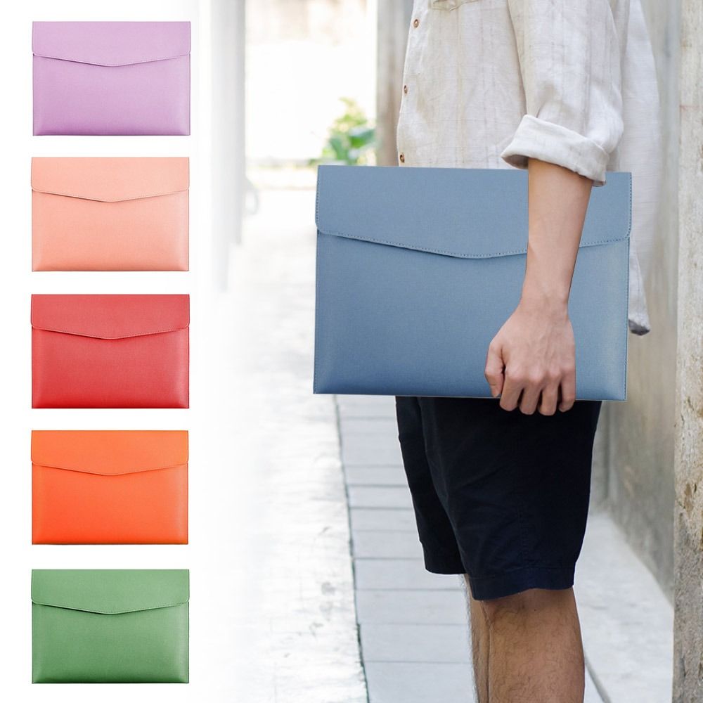 Leather Work Folder - Data Contract Bill Storage Leather Leather