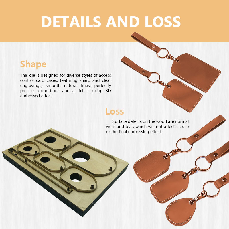 Leatherwork Embossing - DIY Leather Access Card Large Edition
