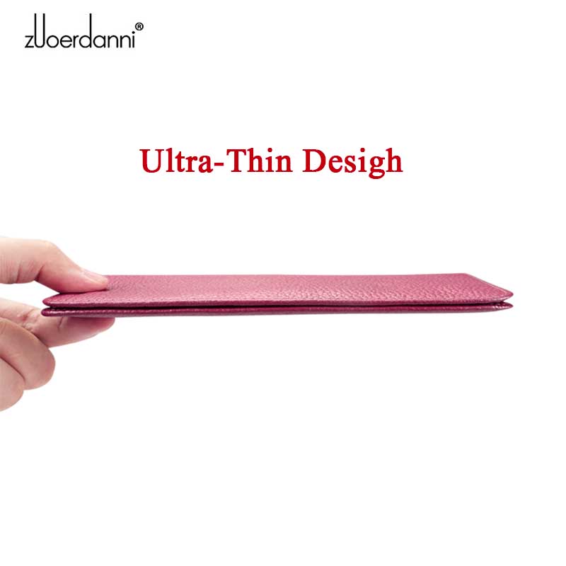 ultra-thin wallet ladies long  - огляд і ціна Leather Work Folder