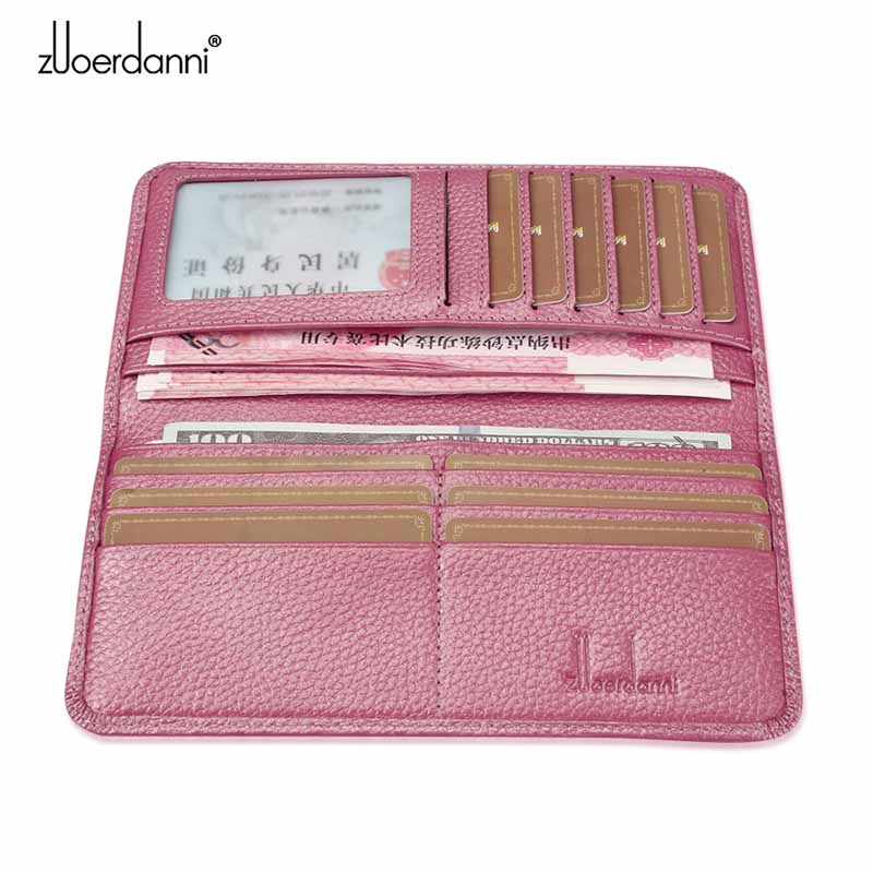 ultra-thin wallet ladies long  - огляд і ціна Leather Work Folder