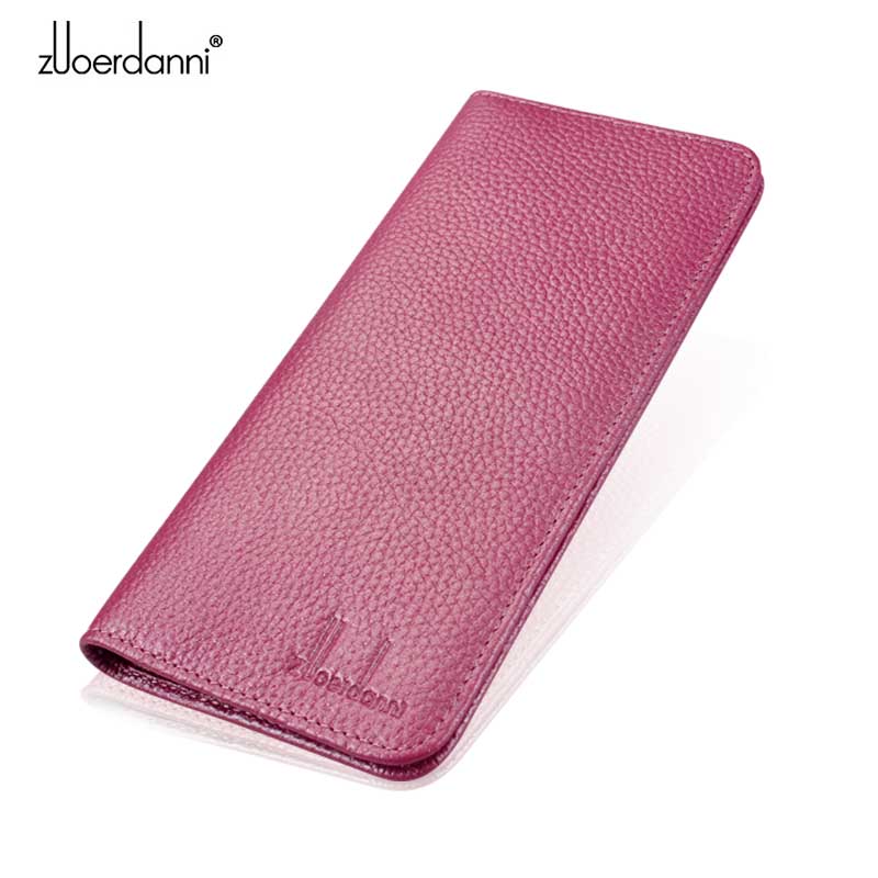 ultra-thin wallet ladies long  - огляд і ціна Leather Work Folder