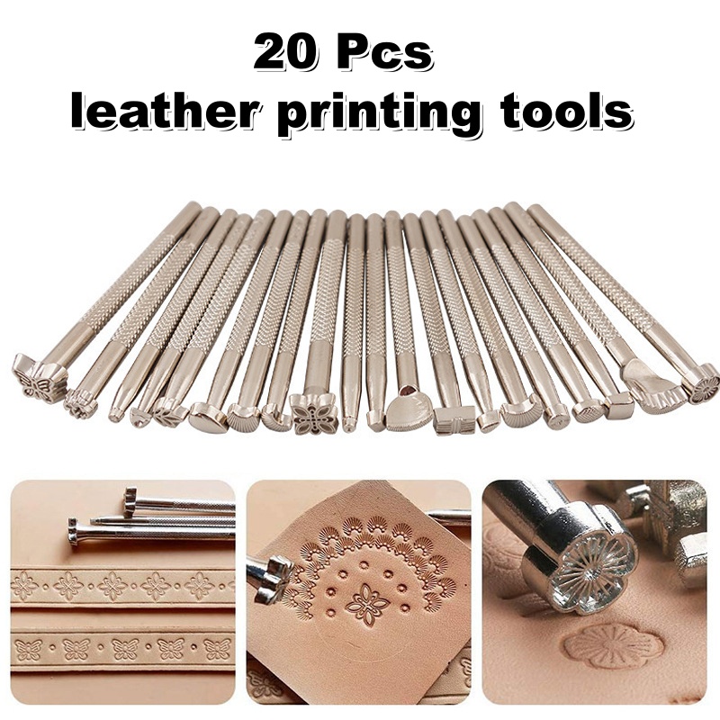 20Pcs Leather Stamping Tools L - огляд і ціна Leather Work Organiser