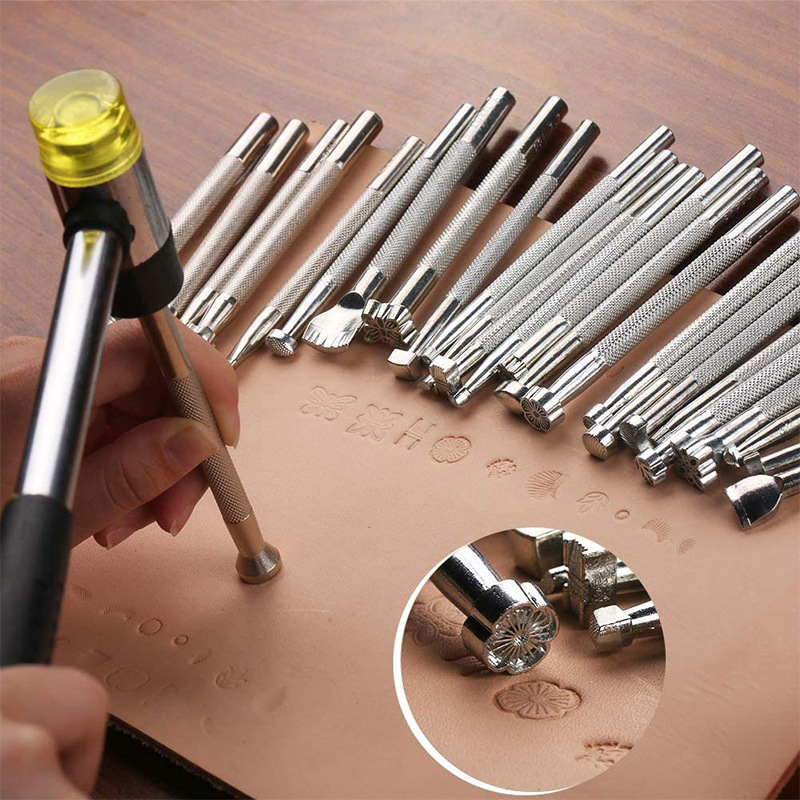 20Pcs Leather Stamping Tools L - огляд і ціна Leather Work Organiser