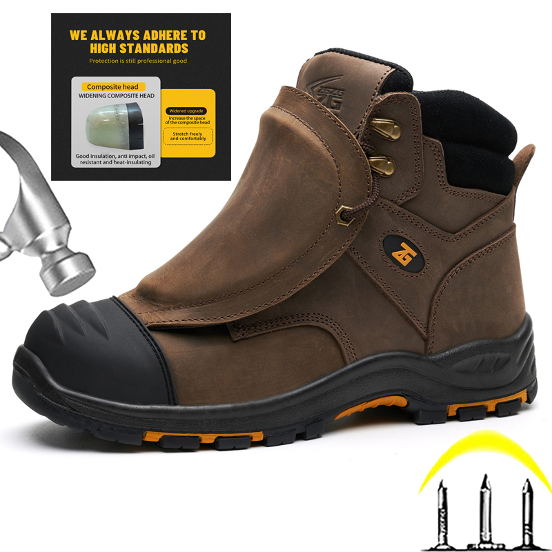 Genuine Leather Work Safety Bo - огляд і ціна Leather Work Fabric