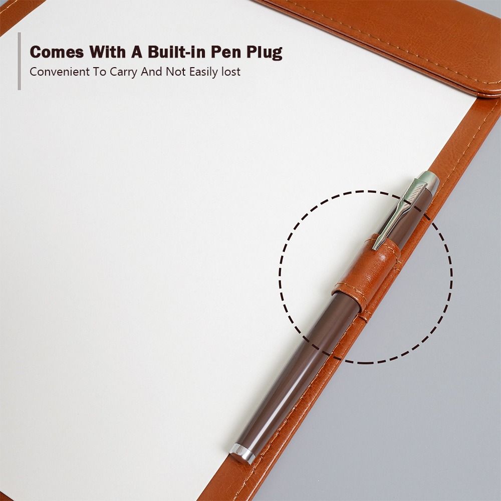 Portable PU Leather Writing Cl - огляд і ціна Leather Work Folder