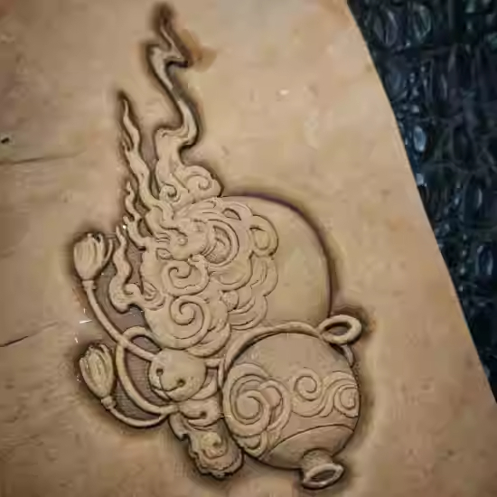 3D Gourd-shaped Leather Emboss - огляд і ціна Leatherwork Embossing