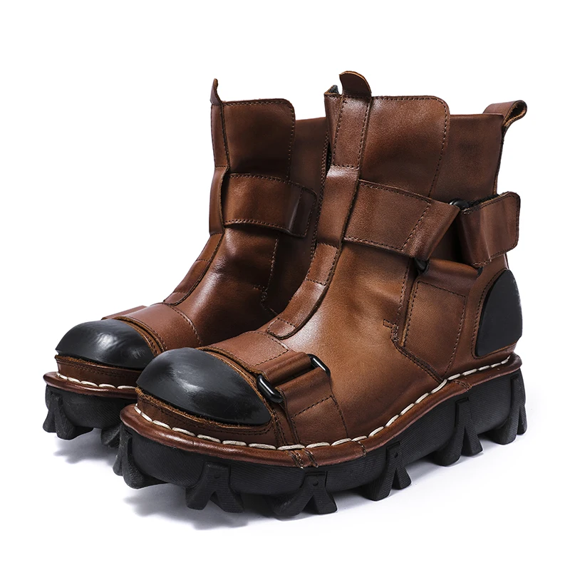 Men's Genuine Leather Motorcyc - огляд і ціна Leather Work Fabric