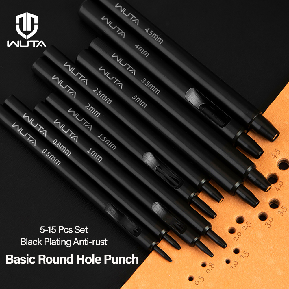 WUTA 5-15Pcs Basic Black Anti- - огляд і ціна Leather Work Organiser