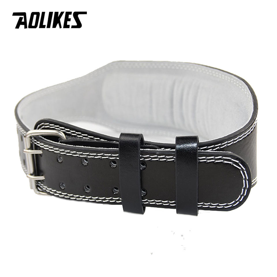AOLIKES New Wide Weightlifting - огляд і ціна Leather Workout Belt