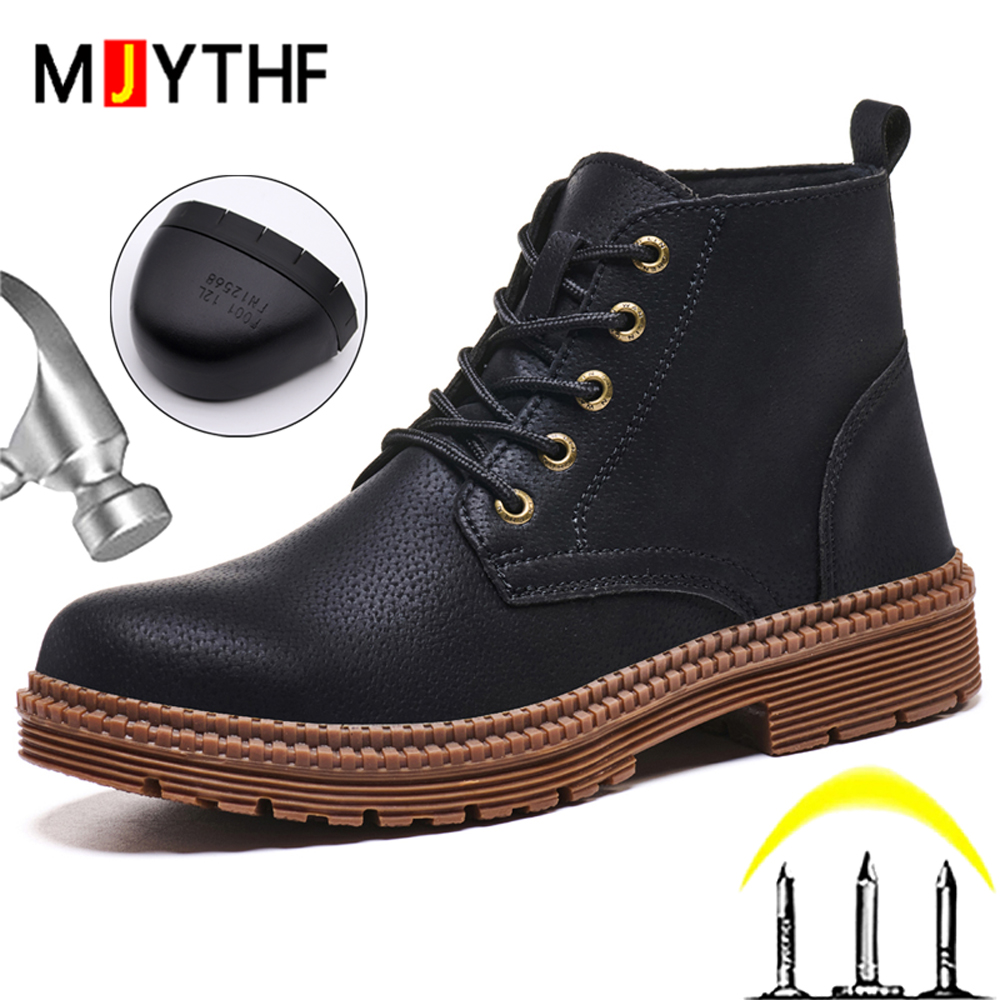 Waterproof Work Boots Safety S - огляд і ціна Leather Work Fabric