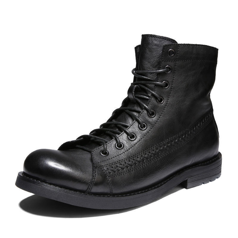 2026 Mens Ankle Boots Classic  - огляд і ціна Leather Work Fabric