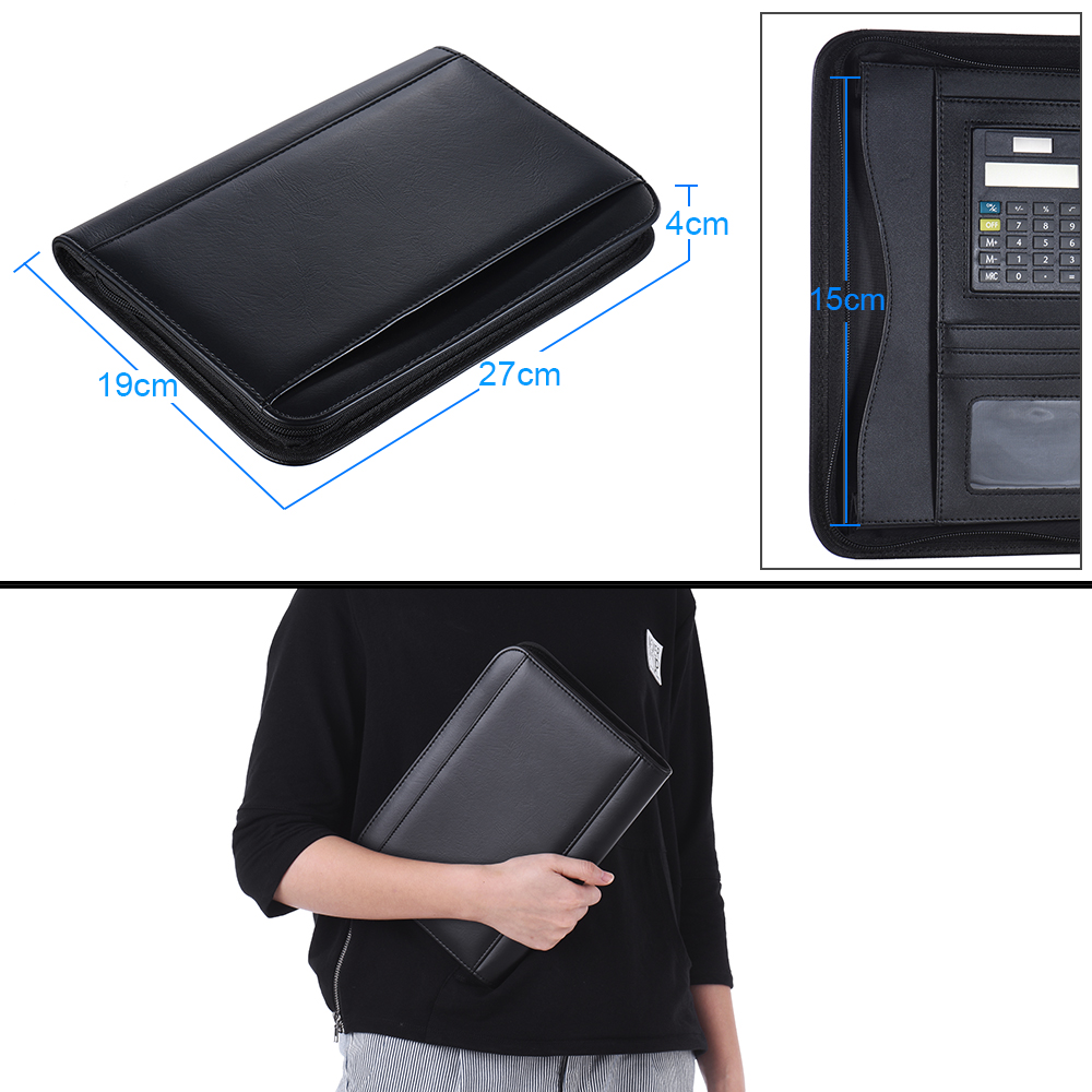 A5 Business Portfolio Padfolio - огляд і ціна Leather Work Folder