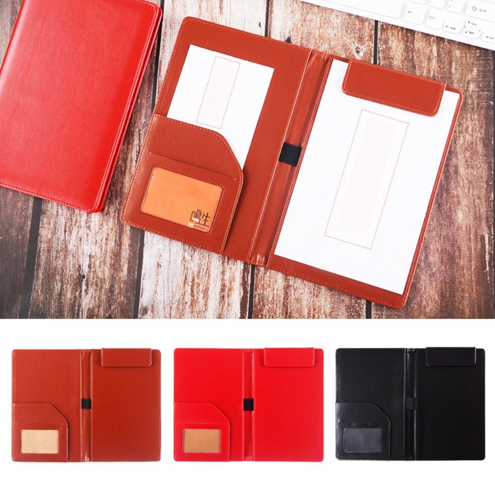 PU Leather A5 File Folder Card - огляд і ціна Leather Work Folder