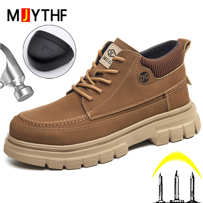 Black Leather Boots Men Shoes  - огляд і ціна Leather Work Fabric