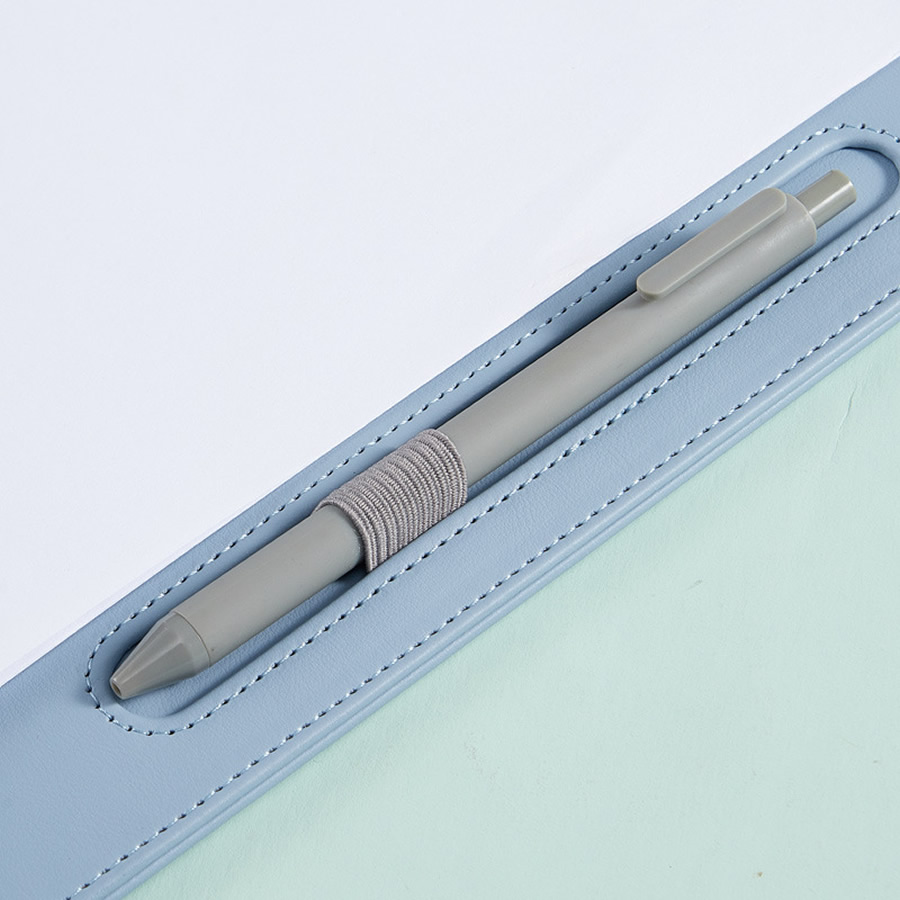 A4 leather writing clip, busin - огляд і ціна Leather Work Folder