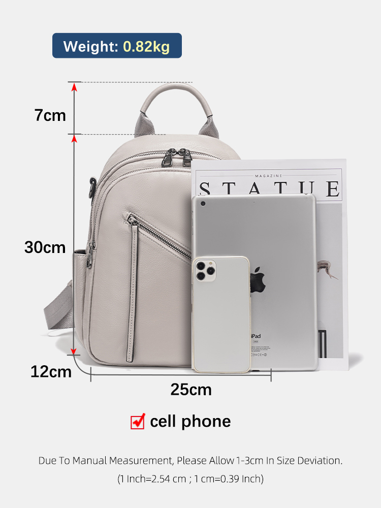 Zency Women's Genuine Leather  - огляд і ціна Leather Work Rucksack