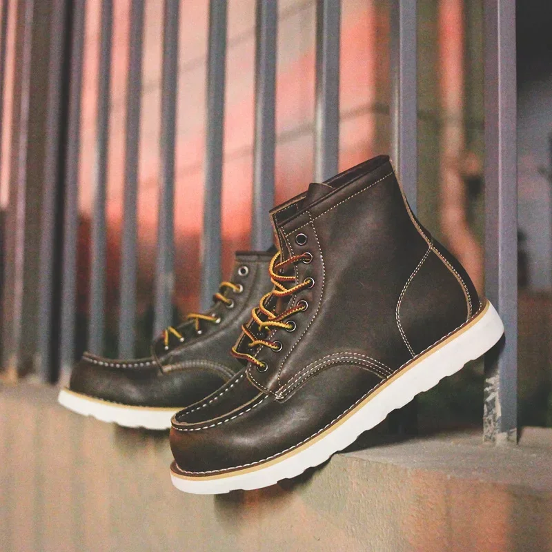 Genuine Leather Men's Boots Vi - огляд і ціна Leather Work Organiser