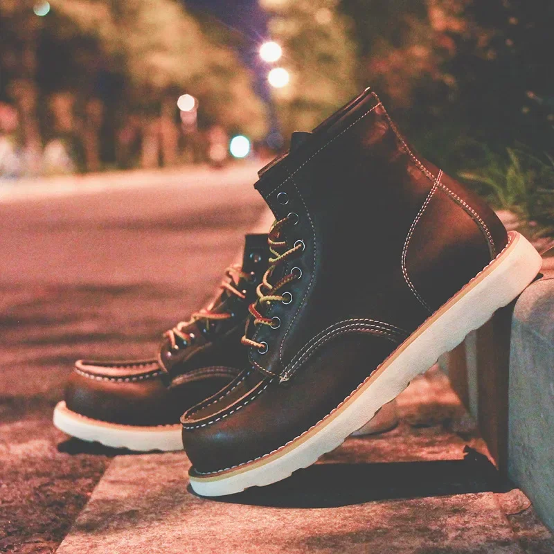 Genuine Leather Men's Boots Vi - огляд і ціна Leather Work Organiser