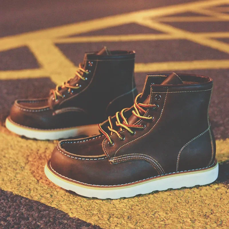 Genuine Leather Men's Boots Vi - огляд і ціна Leather Work Organiser