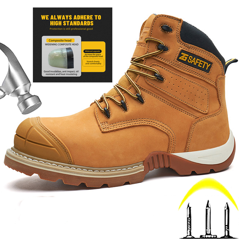 Cowhide Work Boots Genuine Lea - огляд і ціна Leather Work Fabric