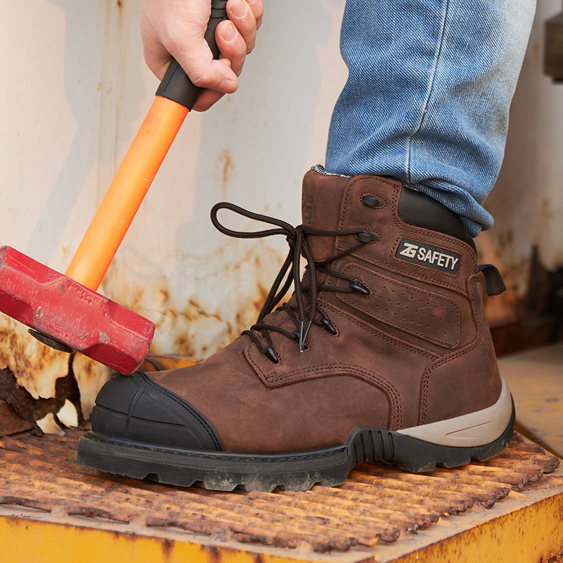 Cowhide Work Boots Genuine Lea - огляд і ціна Leather Work Fabric