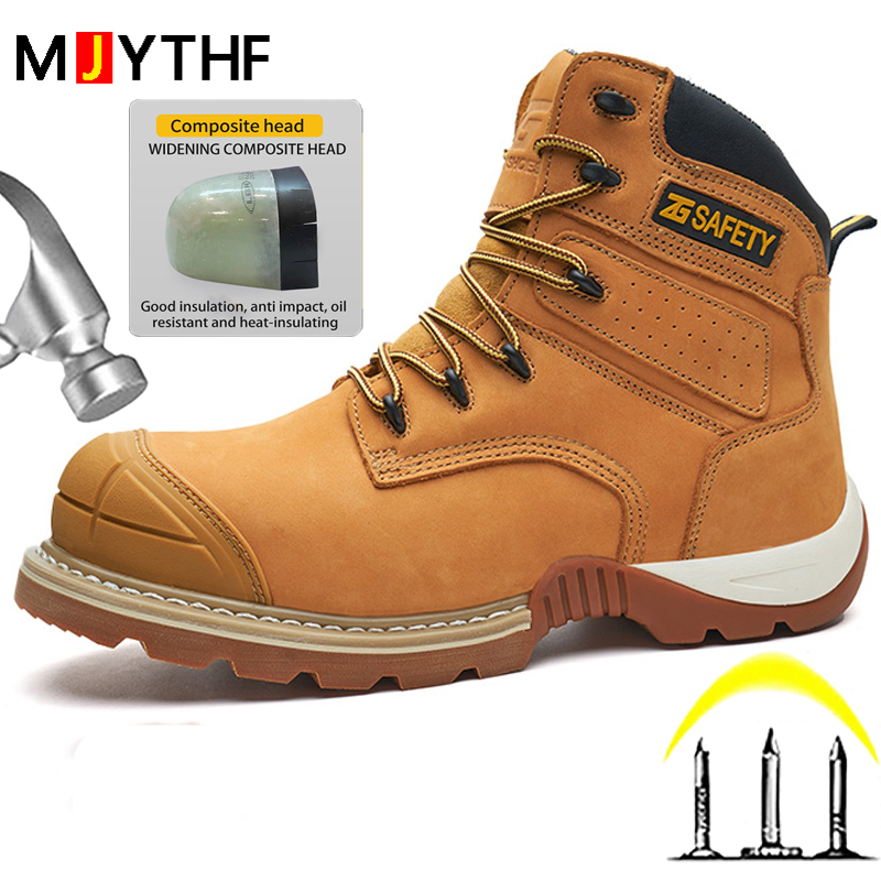 Cowhide Work Safety Boots Comp - огляд і ціна Leather Work Fabric