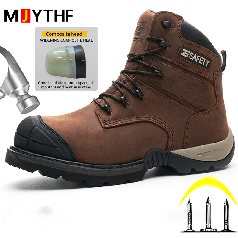 Cowhide Work Safety Boots Comp - огляд і ціна Leather Work Fabric