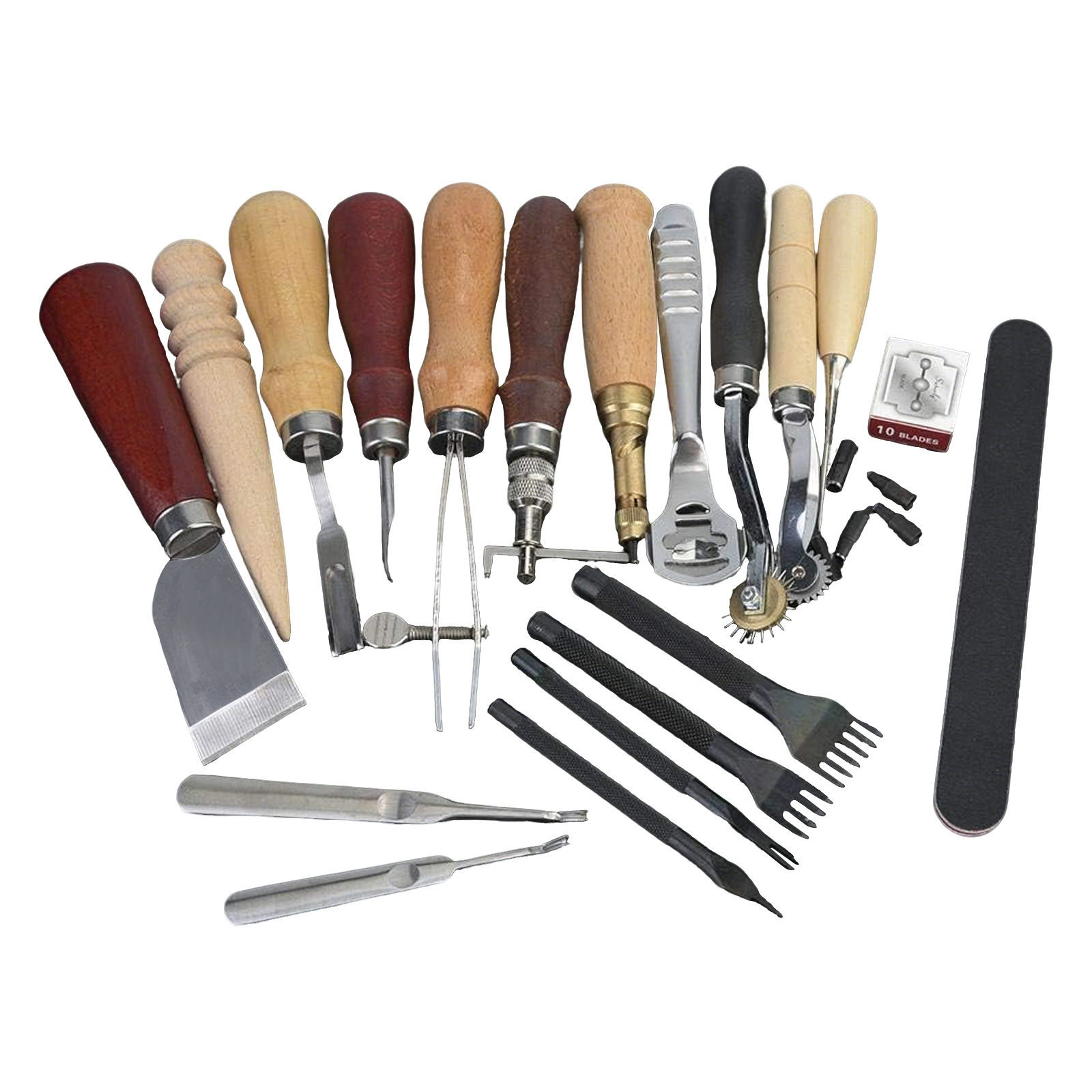 Leather Tools, 19 Pcs Leather  - огляд і ціна Leather Work Organiser