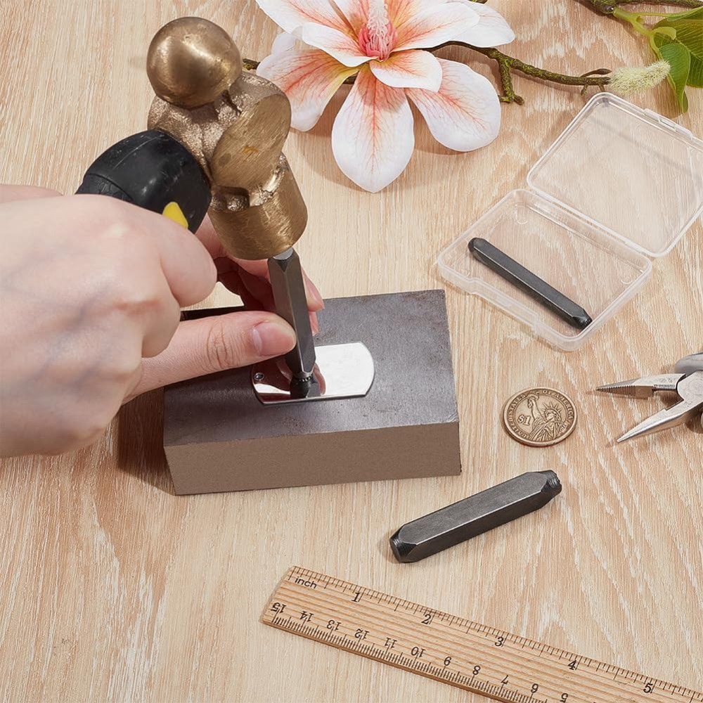 3Pcs Metal Punch Stamp Heart M - огляд і ціна Leatherwork Jewelry