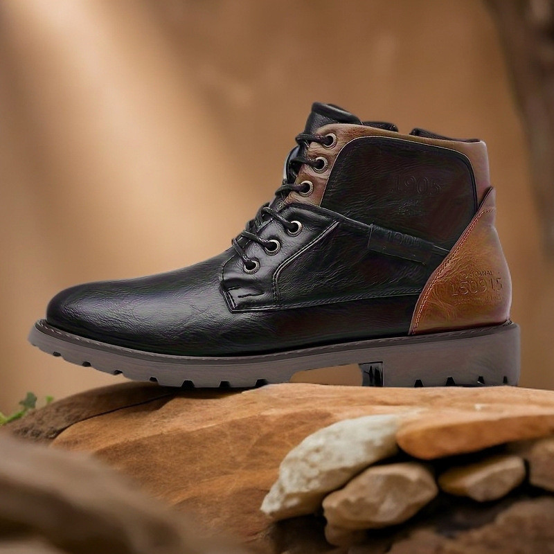 2026 Leather Men Ankle Boots P - огляд і ціна Leather Work Fabric