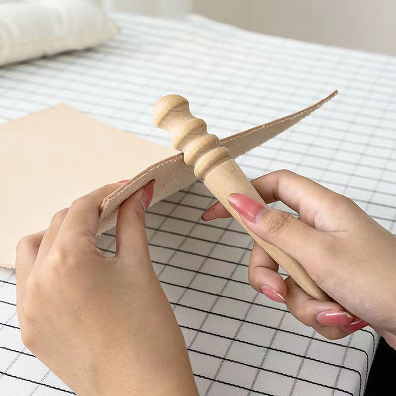 1PC Wood Leather Solid Wood Ro - огляд і ціна Leather Work Organiser