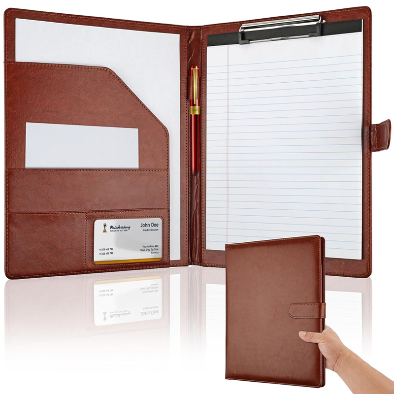 Multifunctional A4 Leather Con - огляд і ціна Leather Work Folder