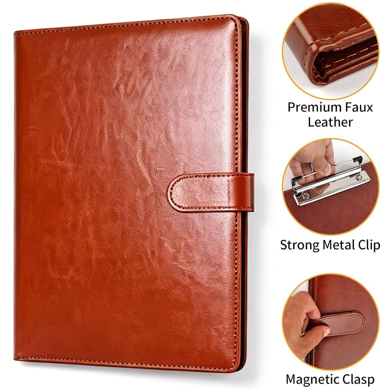 Multifunctional A4 Leather Con - огляд і ціна Leather Work Folder